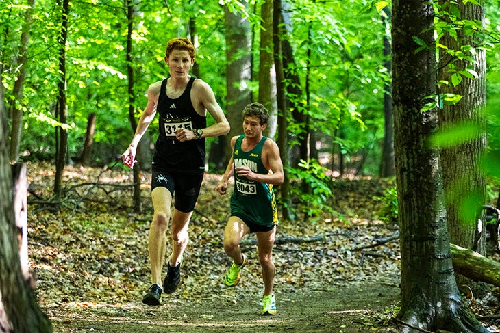 Stuart Terrill says he might still run trail races similar to the Fountainhead 10K trail race in Fairfax Station, Virginia—where he won his second consecutive collegiate trail running title last May—but he'll avoid fast-paced mountain running races on rugged courses.